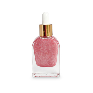 MLM customizable 30ml Square Dropper Shimmer Body Oil Cruelty Free Fine Glitter Whitening Nourishing Body Care organic body oil - Product Image 2