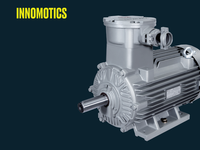 Moteur asynchrone triphasé Siemens Innomotics 15 kW 4 pôles IE3 Ex d IIB T4 anti-explosion à gaz IP55 1MB0063-1DB43-3AA4