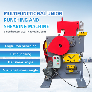 Machine combinée de poinçonnage et de cisaillement pour acier, machine de découpe pour la production de profilés et d'angles en acier - Product Image 5