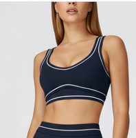 Nouvel ensemble 2 pièces décontracté pour femme 2026 : Crop top sport, joggers, soutien-gorge de sport sans couture et leggings taille haute