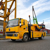 Grue à bras repliable Zoomlion optimisée de 38 tonnes avec pompe, hauteur de levage de 21 m, rotation à 360° pour équipement de construction