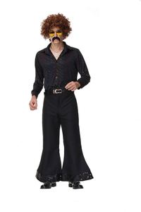 <span class=keywords><strong>Costume</strong></span> Disco du Couple des Années 1970 Costumes de Fête d'Halloween pour Adultes Vêtements de Déguisement de Paillettes de Luxe Brillants des Années <span class=keywords><strong>70</strong></span> - Product Image 3