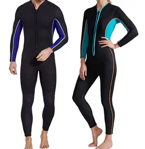 High quality neoprene surfing wetsuit long sleeve warm fullbody sportswear for diving