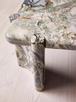 Table basse et table d'appoint en marbre au design moderne et minimaliste : style créatif et luxueux, taille personnalisable