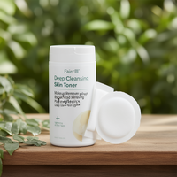 Lingettes nettoyantes en profondeur Faircell, démaquillant, exfoliant, élimination des points noirs, resserrement des pores, usage quotidien, tous types de peau