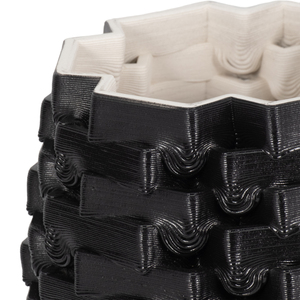 Vaso 3D moderno con texture e motivo intrecciato per l'arredamento del soggiorno, elegante vaso per fiori per la camera da letto, decorazione per la casa e l'ufficio - Product Image 4
