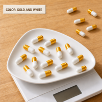 Capsules végétariennes transparentes et colorées personnalisées, haute compatibilité, HPMC, capsules vides à coque dure