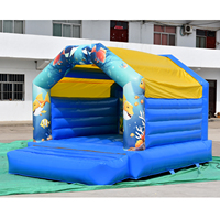Château gonflable à thème de fête en promotion, château gonflable coloré pour enfants, château gonflable commercial pour la location aux entreprises de services pour enfants
