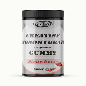 OEM - Gran Venta - Personalizable - Gomitas de Monohidrato de Creatina 5000 mg - Sabor Fresa - Suplemento de Creatina para la Rutina Diaria - Product Image 1