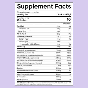 Minuman Bubuk Penenang Label Pribadi, Mendukung Pengurangan Kortisol, Bantu Tidur, Relaksasi, Fokus, Kesehatan Imun & Otak, Suplemen Minuman - Product Image 3