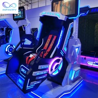 Manège à sensations fortes à 360 degrés, simulateur de vol de réalité virtuelle 9D VR, navette VR, manèges à mouvement 9D VR à vendre