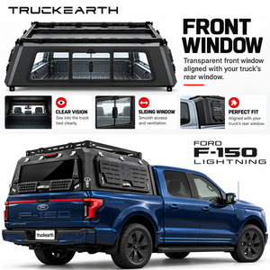 Cubierta para Camioneta TE Ford F-150 Lightning, Completamente de Aluminio, Impermeable, para Acampar y Almacenar Equipo - Product Image 1