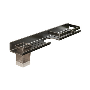 Bathroom Shelf Wall Mounted Rectangular Durable Sink Storage Rack For Washbasin Toilet Faucet - Product Image 5
