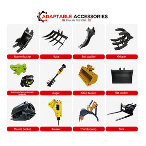 Escavatore Cingolato TF da 1 Tonnellata, 1.3t, 1.88t, Mini Escavatore Kubota CE EURO 5 EPA per Uso Agricolo - Product Image 6