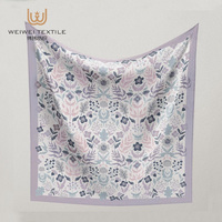 Vente en gros de foulards carrés imprimés à fleurs WEIWEI, Malaisie, Thaïlande, foulards islamiques pour femmes musulmanes, tudung bawal, voile en coton, hijab