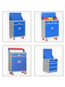 ארון כלים מפלדה עם עגלת כלים וארגז, הרכבה/פירוק קל, ערכות כלי עבודה ניתנות להתאמה אישית - Product Image 5