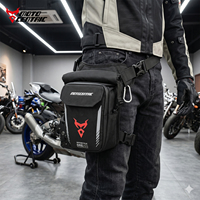 Sac de jambe de cyclisme imperméable 3L sac de cuisse extensible en plein air moto taille ceinture pochette réfléchissante sac de nuit pour hommes femmes