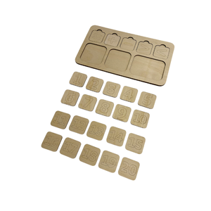 Tablero de Matemáticas de Madera Montessori para Sumas, Restas, Comparación y Conteo, Juguete con Pompones, Ayuda Educativa para Niños - Product Image 2