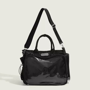 Borsa Tote per Laptop Unisex Impermeabile in Nylon di Grande Capacità Personalizzata OEM con Finestra Trasparente per Esposizione Pin - Product Image 2