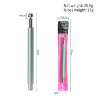 Outil de beauté magnétique professionnel, baguette magnétique double extrémité en forme de main, portable pour le nail art effet œil de chat. Facile à utiliser pour les débutants.