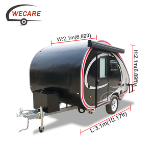 Mini Caravana Wecare 350*210*210cm, Autocaravanas, Remolques, Camping y Viajes, Caravana Todoterreno, Caravana Tipo Lágrima - Product Image 2