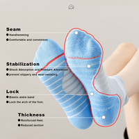 Chaussettes de sport personnalisées du fabricant, respirantes, avec soutien de la voûte plantaire, compression, mode, coupe basse, socquettes