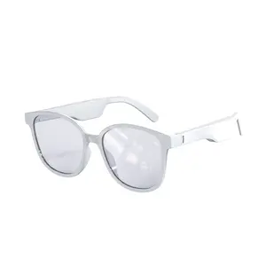 Gafas de Sol de audio con logotipo personalizado, auriculares de diseñador de moda de acetato, gafas de sol inalámbricas inteligentes 2024