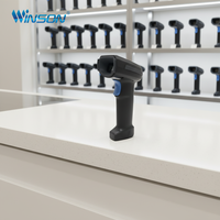 Escáner de Código QR Portátil con Interfaz USB, Lector de Códigos de Barras 1D y 2D para Android, para Supermercados, Productos en Stock de Tamaño A4
