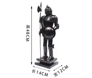 Neues Design Metall handwerk Dekoration Antike mittelalter liche Ritter Modell römische Rüstung Anzüge Ritter
