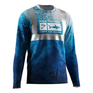 Chemises de pêche réfléchissantes pour hommes à manches longues UPF 50+ à séchage rapide pour les pêcheurs passionnés - Product Image 5