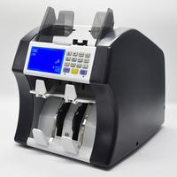 Trieur et scanner de billets de banque le plus avancé, détecteur d'argent avec écran LED, calculatrice, certifié ROHS, double poche pour billets