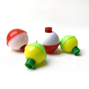 Alpha Fishing Accessories <strong>Red</strong> and White Color Round Fishing Bobber Buoy <strong>Float</strong> Sea Fishing Plastic <strong>Floats</strong> - Product Image 2