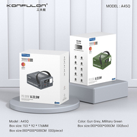 Batterie externe A45Q 100000 mAh grande capacité à charge rapide avec éclairage LED et écran haute définition, compatible avec plusieurs appareils