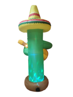 Cinco De Mayo en forme De Cactus, décoration De fête mexicaine, guitare gonflable pour Halloween, décor De vacances