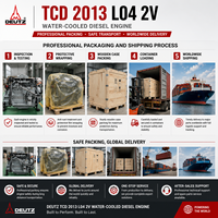 SCDC DEUTZ TCD 2013 L04 2V 120kW 163PS 2300U/min 4-Zylinder Wassergekühlter Turbodieselmotor für Baumaschinen