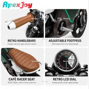 Motocicleta Eléctrica Urbana SUPER SOCO TC Cafe Racer, 60V 30Ah 2100W Pico, 130km de Autonomía, para Mujeres Conductoras, <span class=keywords><strong>Alquiler</strong></span> B2B, Flota, Mayorista - Product Image 3