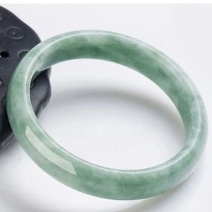 Gelang Giok Asli Berkualitas Tinggi Alami Berlapis Glaze untuk Wanita - Perhiasan Hijau Zamrud Berkualitas A yang Cerah dan Otentik, Hadiah Sempurna - Product Image 2