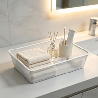 Panier en maille métallique respirant et ventilé pour la cuisine, la salle de bain, le rangement des épices, pliable, grande capacité