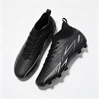 Chaussures de football de haute qualité, tige en cuir, crampons AG, chaussures de foot pour jeunes et adultes, entraînement toutes saisons
