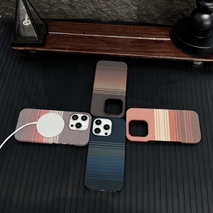 Ốp điện thoại <span class=keywords><strong>iPhone</strong></span> 16 Pro Max bằng sợi carbon thời trang mới, nửa thân, nam châm, chống sốc, sang trọng, thương hiệu thiết kế cao cấp - Product Image 3