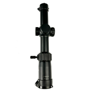 Mira Telescópica de Caza de Aluminio Negra de Ultra Alta Definición <span class=keywords><strong>1</strong></span>-6x24 de Calidad Internacional, Iluminación Roja, Base de Montaje de 30 mm, Resistente a Impactos - Product Image 2