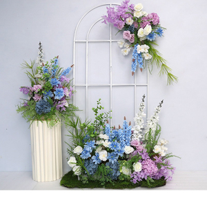 High <b>Simulation</b> Real Touch Artificial Horse for Graduation Easter Decorations Faux Evergreen Lotus Flower for Mother's Day - Product Image 1