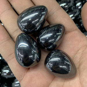 Vente en gros de magnifiques œufs en hématite de cristal de pierres précieuses de haute qualité pour la décoration - Product Image 5