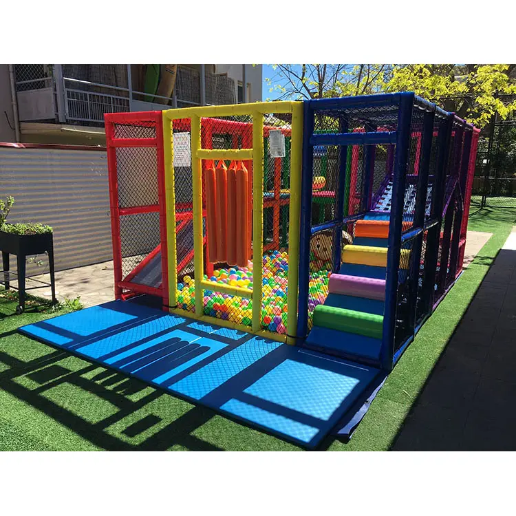 Parque infantil portátil para niños, juego de juegos de interior móvil de fácil montaje para fiesta