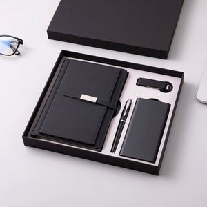 Luxury Executive Desk Set for Distinguished Professionals Including Crystal Pen Leather Planner Brass Paperweight Loose-<b>leaf</b> - Product Image 2