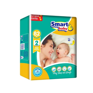 Paquet intermédiaire de couches pour bébés, douces, respirantes, haute absorption, vente en gros - Product Image 1