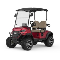 Voiturette de golf électrique 2 places au design élégant, personnalisable, avec batterie au lithium, idéale pour les clubs de golf et les villas – Nouveauté en promotion