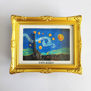 Aimants de réfrigérateur personnalisés: Série de peintures de ciel étoilé Œuvres d'art magnétiques sur mesure apportant la beauté céleste à votre décor de cuisine - Product Image 3