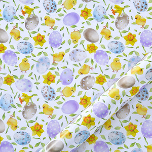 <strong>Easter</strong> Gift <strong>Wrapping</strong> <strong>Paper</strong> Cartoon Rabbit Chick Printing Diy Flower Gift <strong>Paper</strong> - Product Image 6