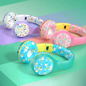 Niños Auriculares inalámbricos PC <span class=keywords><strong>Cascos</strong></span> Niños Niño Regalos Deportes Viajes Niños Auriculares Hija Música Estéreo Niñas Auricular - Product Image 4